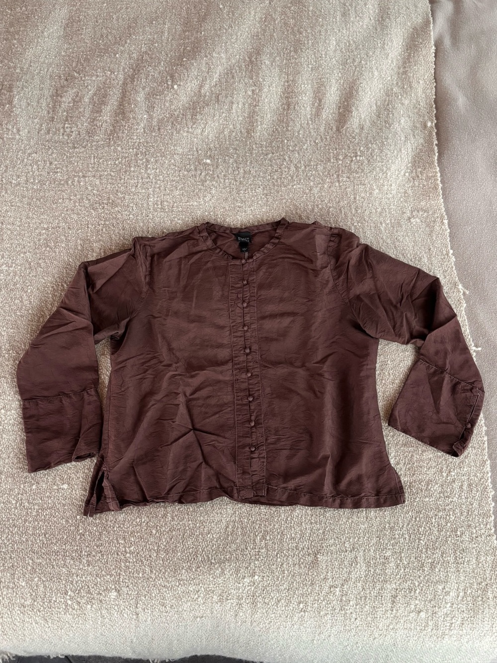 Vintage Hand Dyed Silk Blouse